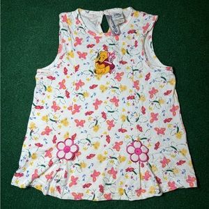 90s Winnie the Pooh Disney Store Dress vintage rare deadstock cute size 10/12